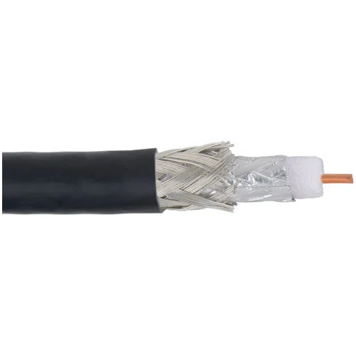 Coaxial TV Cable / Coax Audio and Video Cable, for TV, DTH Antenna, Satellite, DVR and Amplifiers CCA (Copper coted Alloy) (100 Meter)